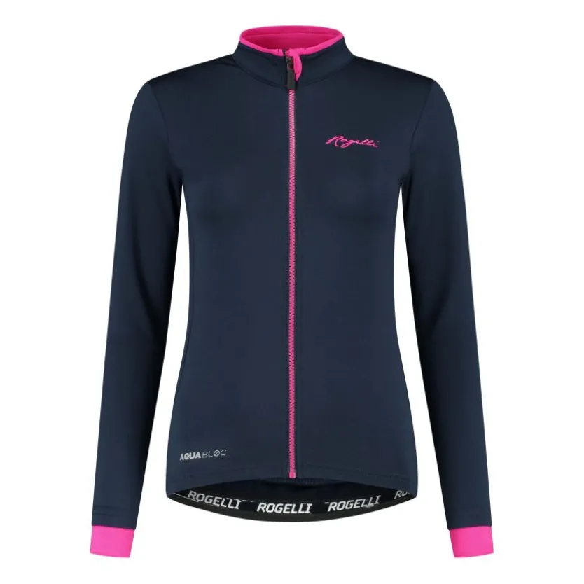 DAMES Rogelli Essential Fietsshirt Lange Mouwen Dames