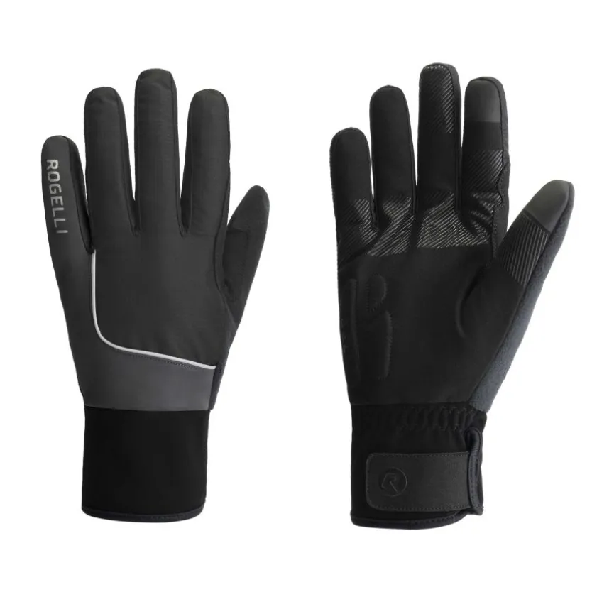 Heren Rogelli Essential Hi Vis Fietshandschoenen Winter Heren