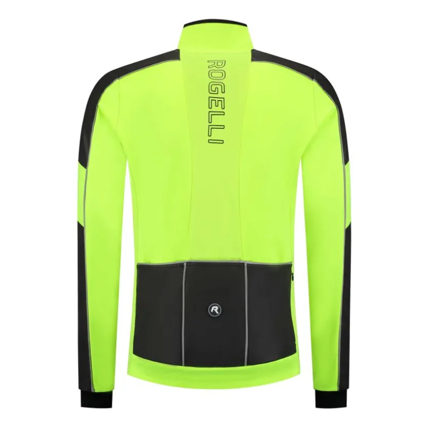 Heren Rogelli Essential Hi Vis Fietsjack Winter Heren