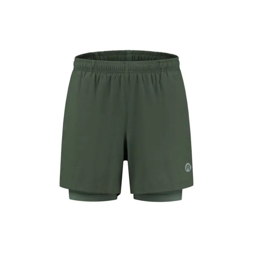 Heren Rogelli Essential 2-in-1 Hardloopshort Heren