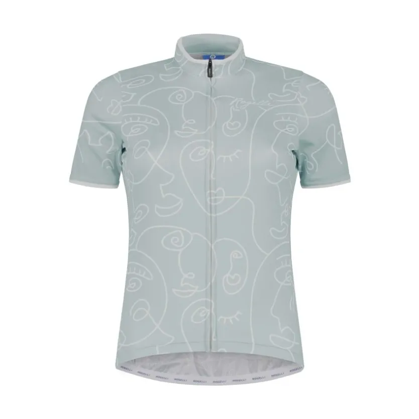 DAMES Rogelli Faces Fietsshirt Dames
