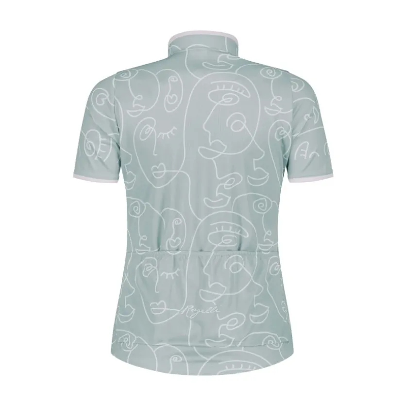 DAMES Rogelli Faces Fietsshirt Dames